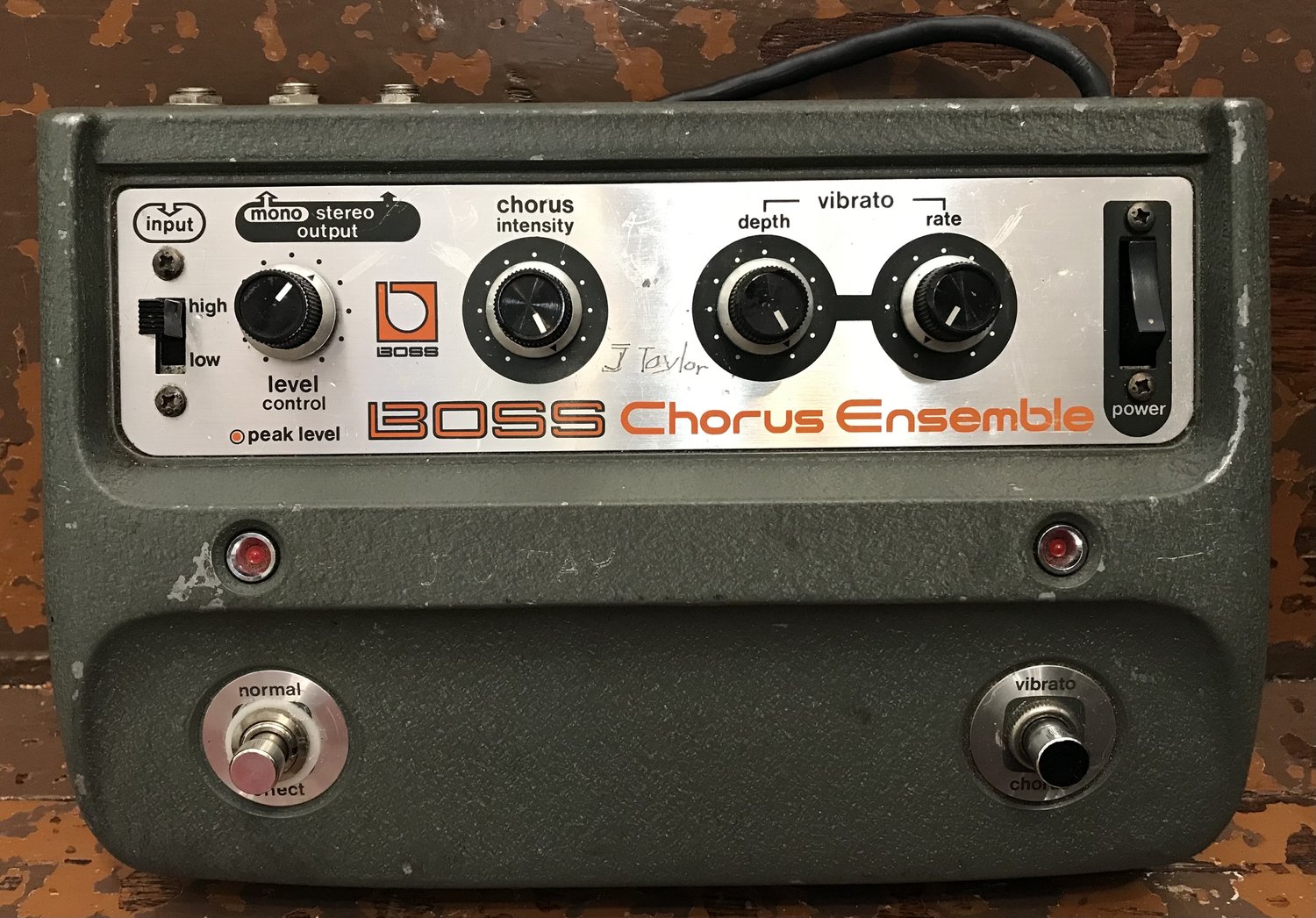 1978 Boss CE-1 Pedal owned by James Taylor — Guitar Bar