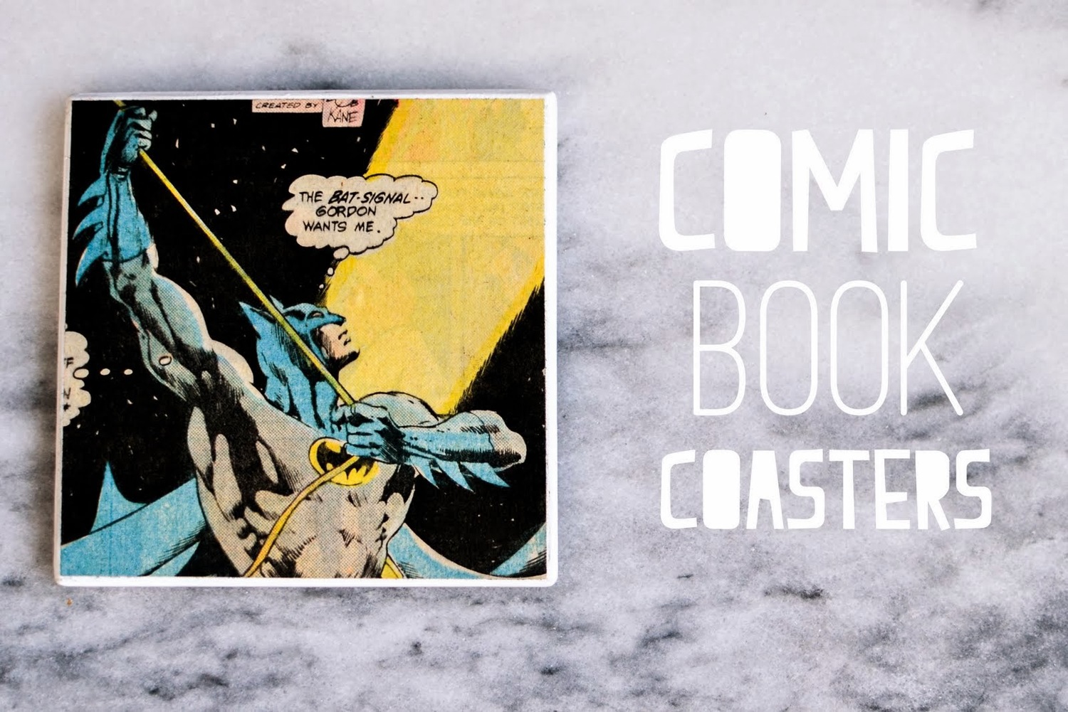 Details about   Batman Comic Book Coasters Set of 4 