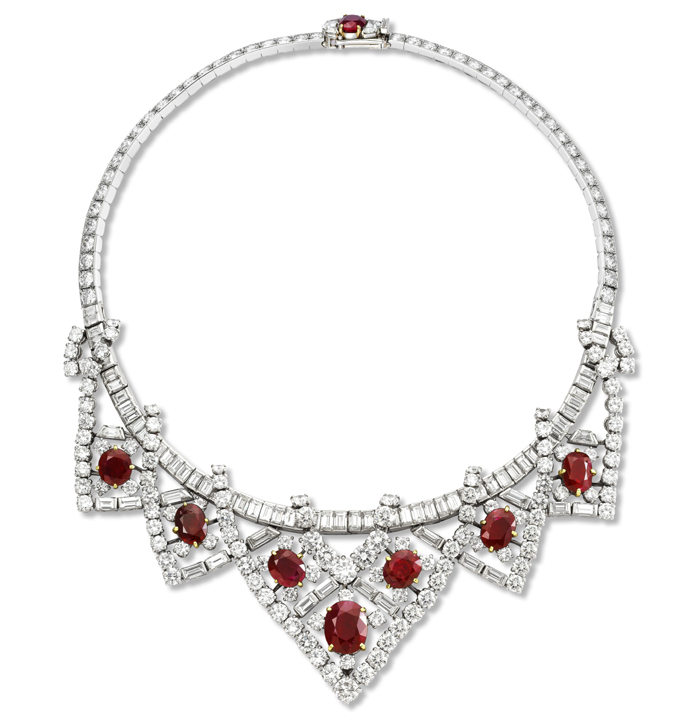 cartier ruby necklace price