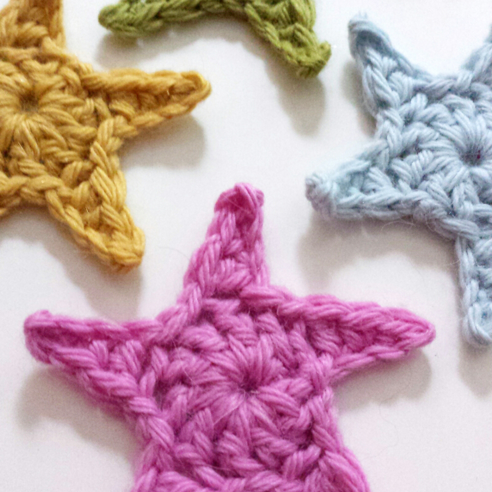 an easy crochet star pattern — Potter & Bloom