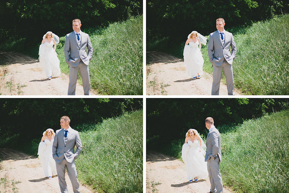 Snode's Restored Country Barn Wedding Ohio First Look
