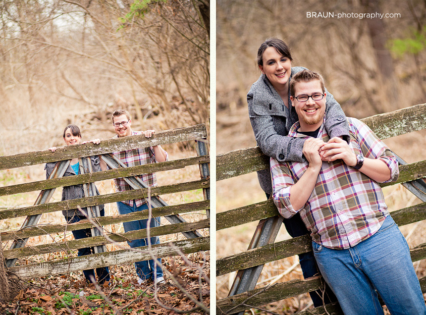 St. Louis Engagement Photographer :: Couple at a Gate
