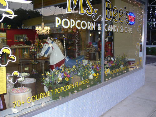 Photo credit: Ms. Bee's Popcorn & Candy Shoppe website, http://www.msbeespopcorn.com/