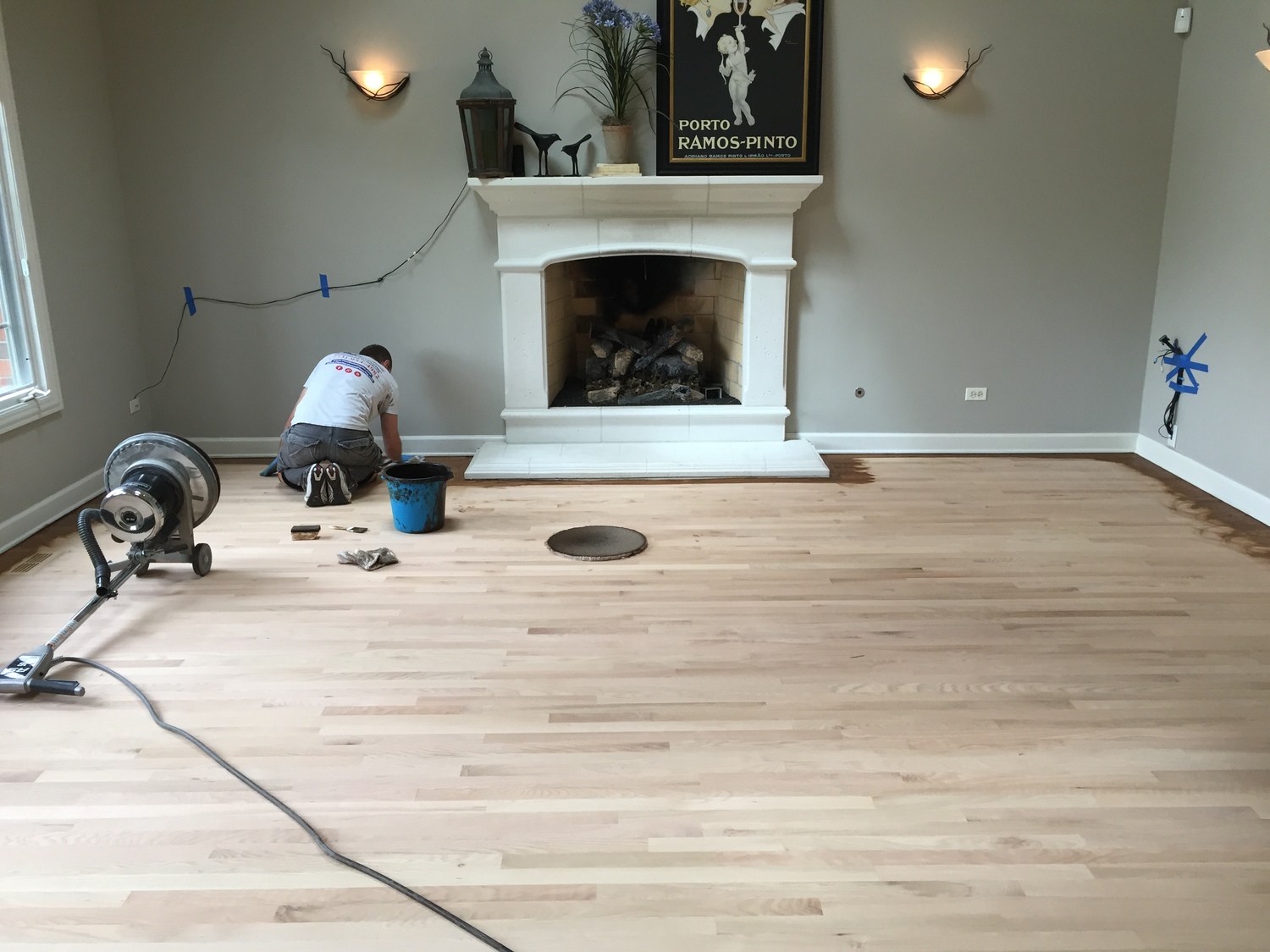 How To Refinish Your Hardwood Floors Final Sanding With The