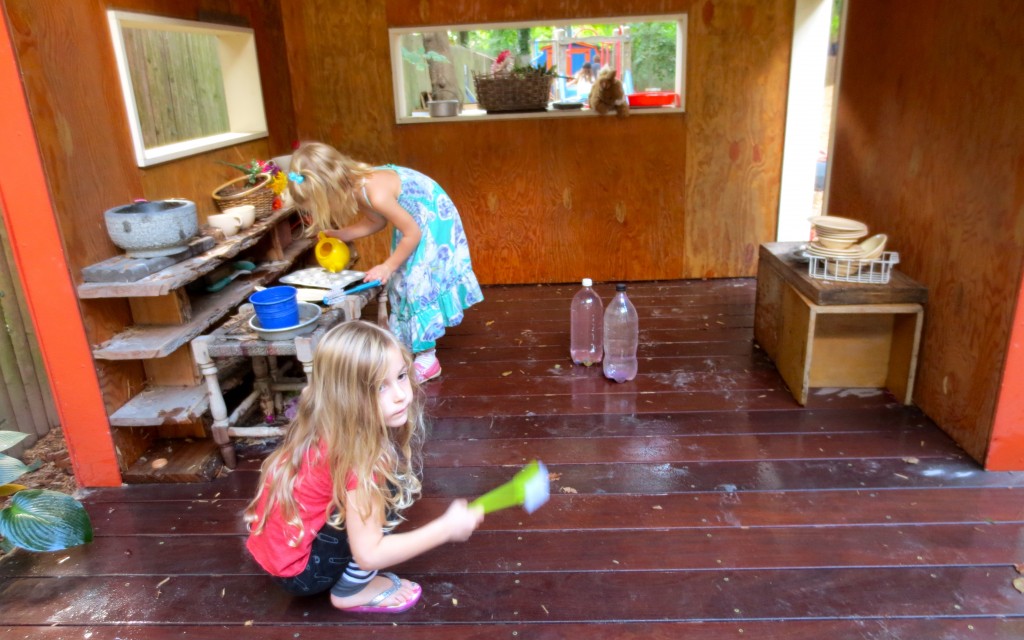 Their play arc involves cleaning the house and cooking up a storm.