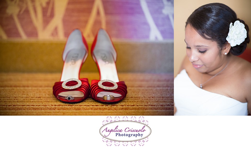 Red Wedding Shoes - NJ Wedding Photographer - Royce Brook Country Club