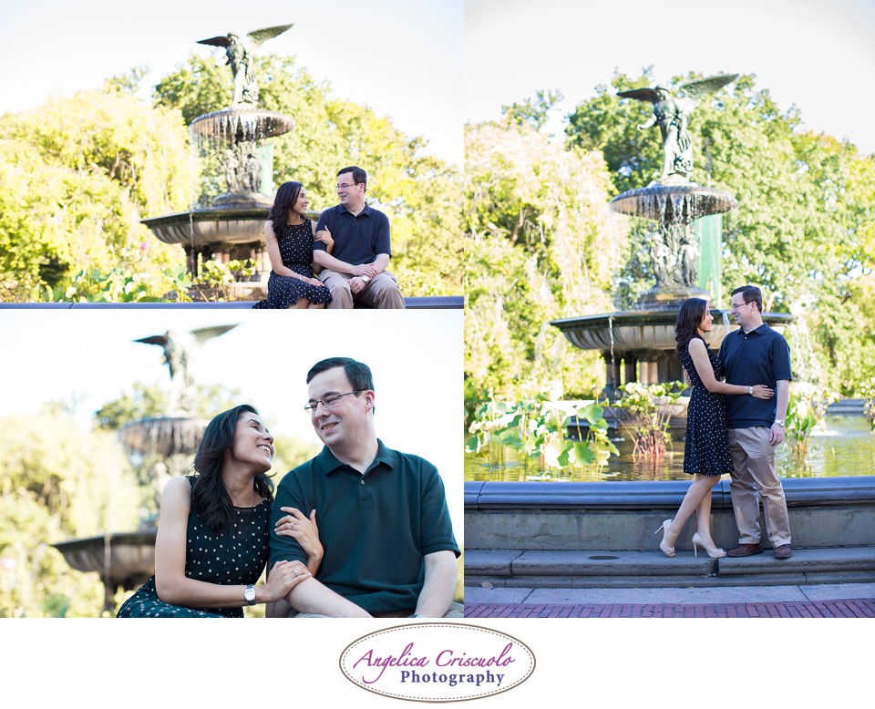 NYC Engagement Photography Central Park Bethesda Fountain Jennifer & Brandon 00