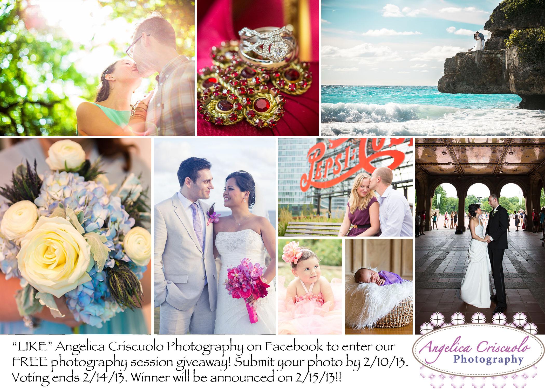 Facebook Fan photo session giveaway by Angelica Criscuolo Photography