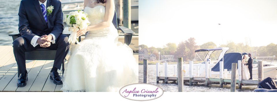 Wedding Photo ideas by the water and pier