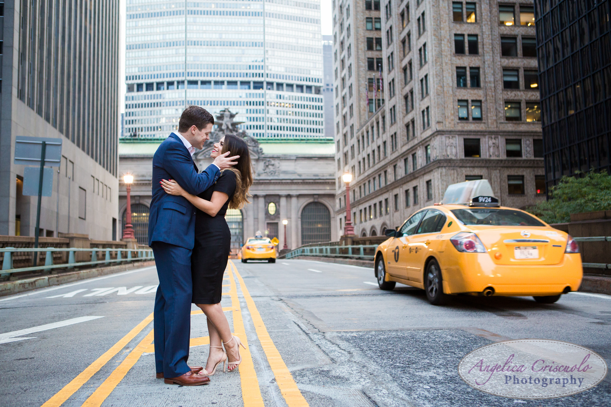 NYC Grand Central Engagement Photos Wedding