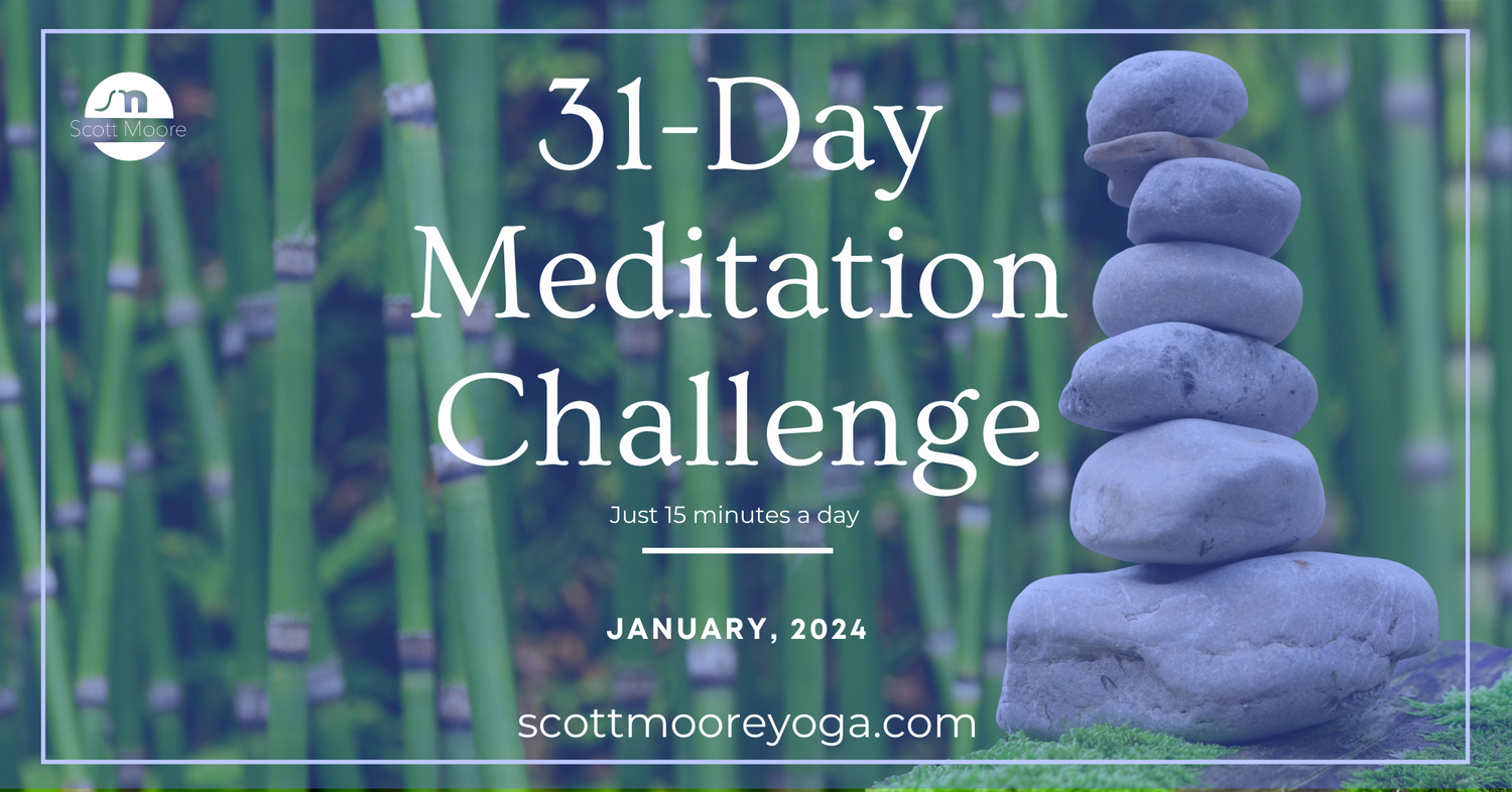 31-Day Meditation Challenge January, 2024