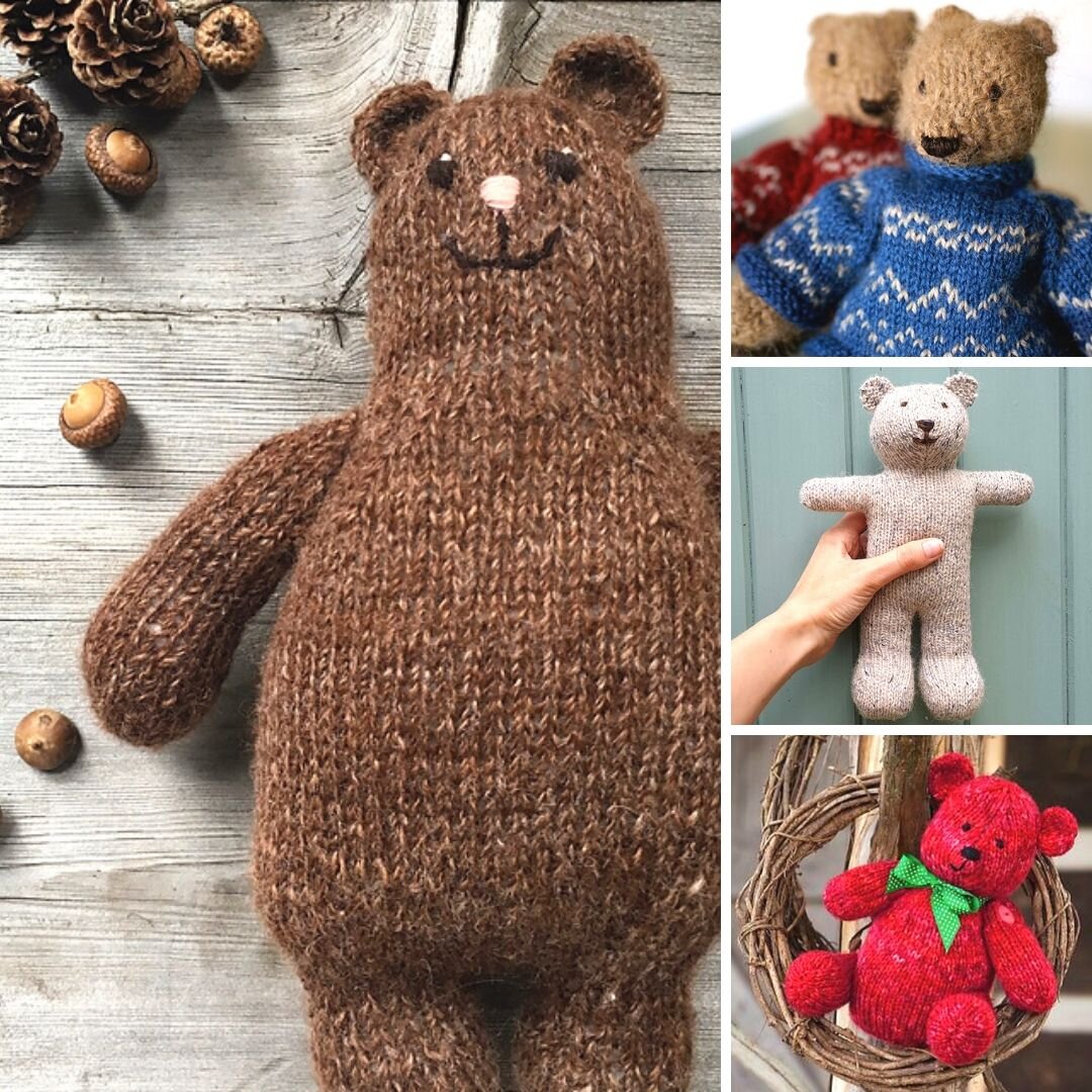 teddy bear scarf knitting pattern