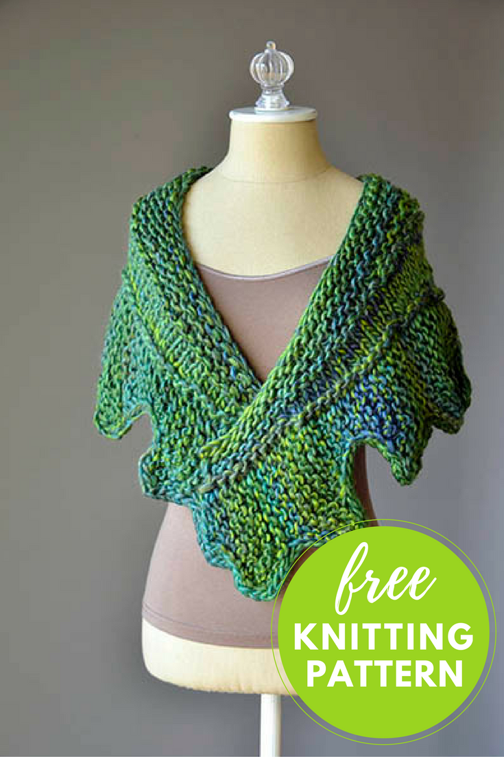 Cog Shawlette Free Knitting Pattern — Blog.NobleKnits