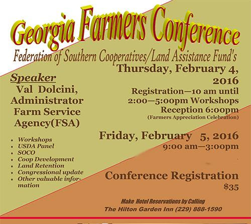 The Georgia Farmers Conference Food Well Alliance