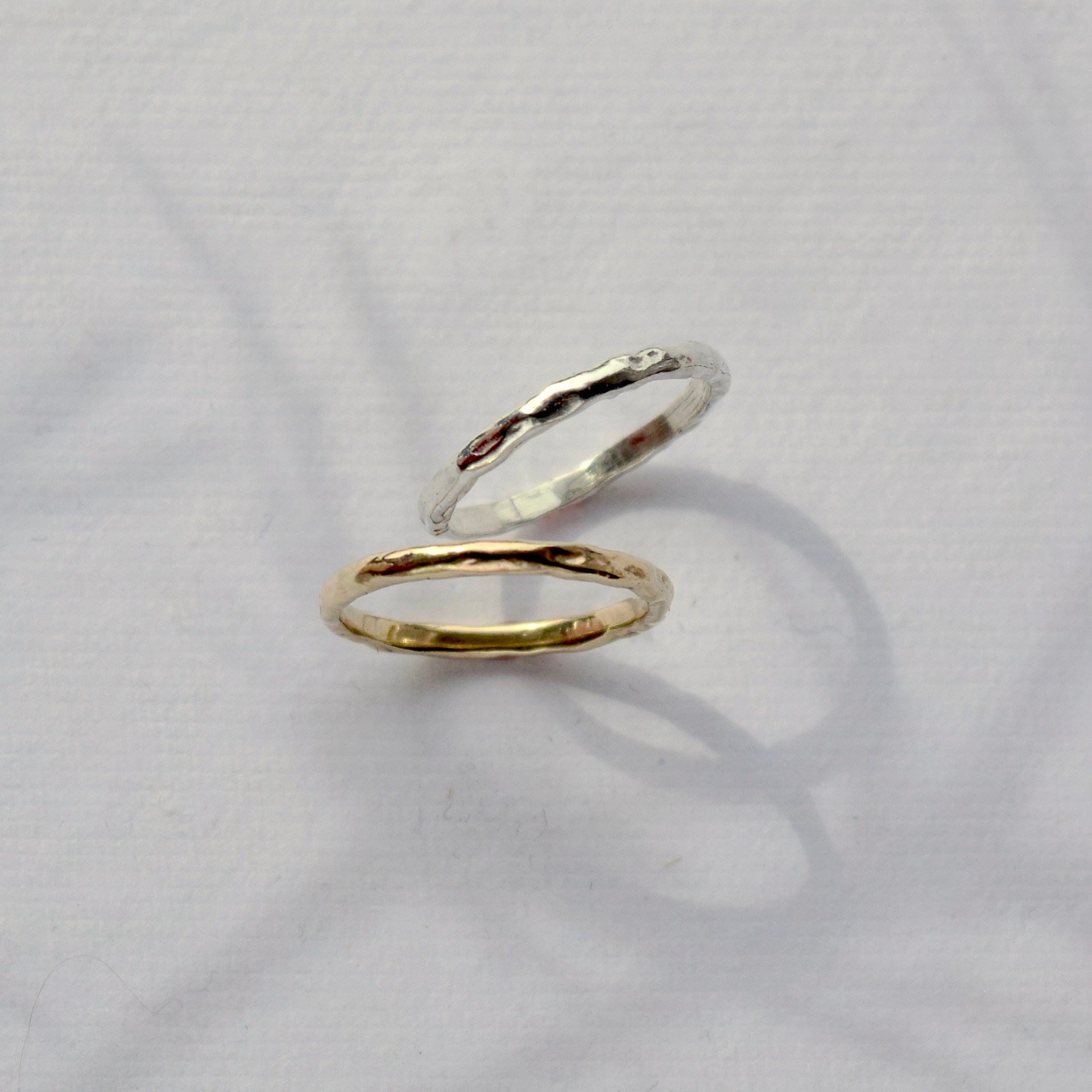 Textured Ripple Ring — Everli Jewelry