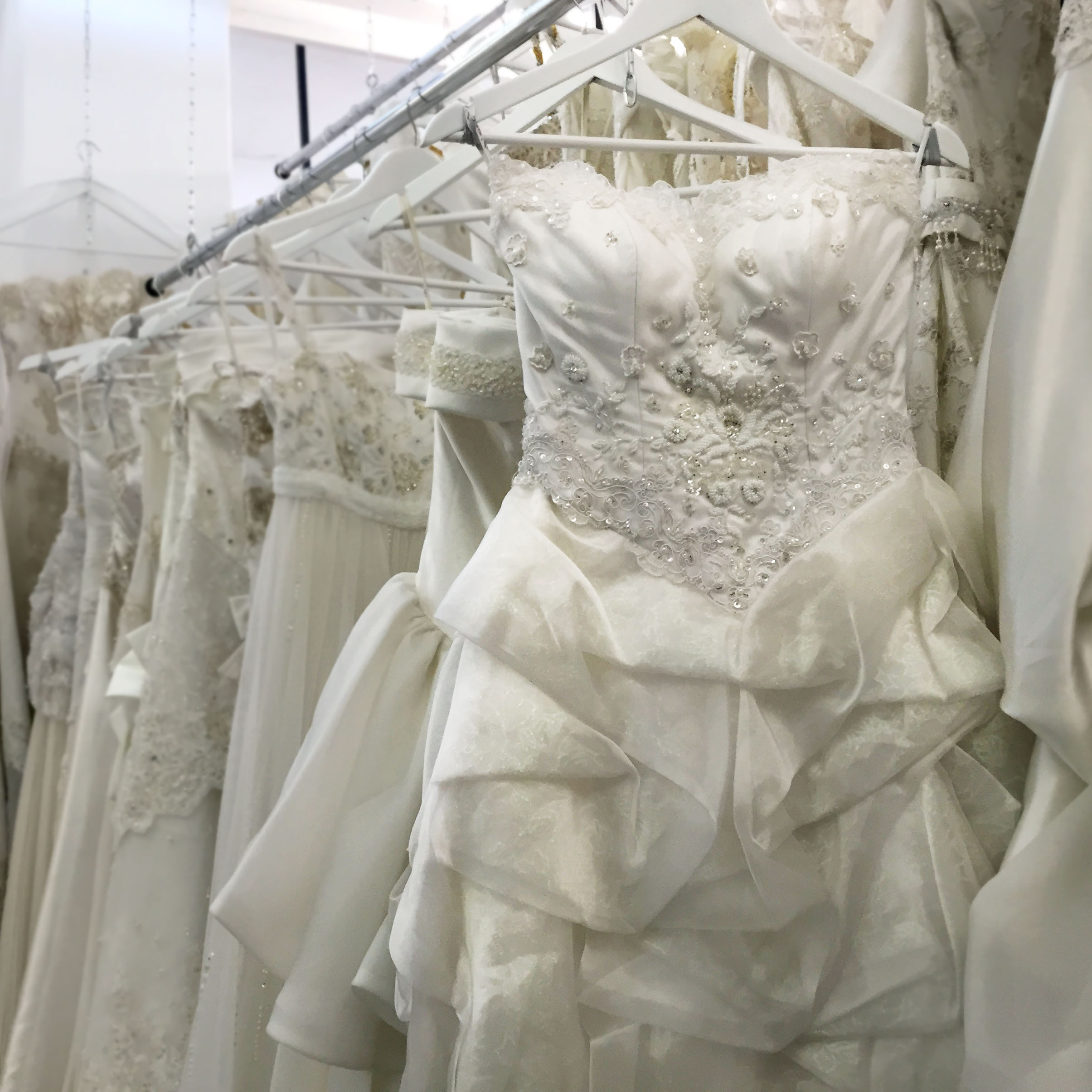  New collection of wedding dresses are in store now.  