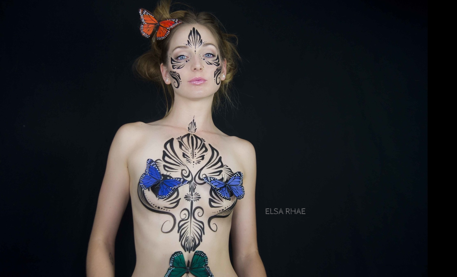 Dark Fairy Body Paint — Elsa Rhae