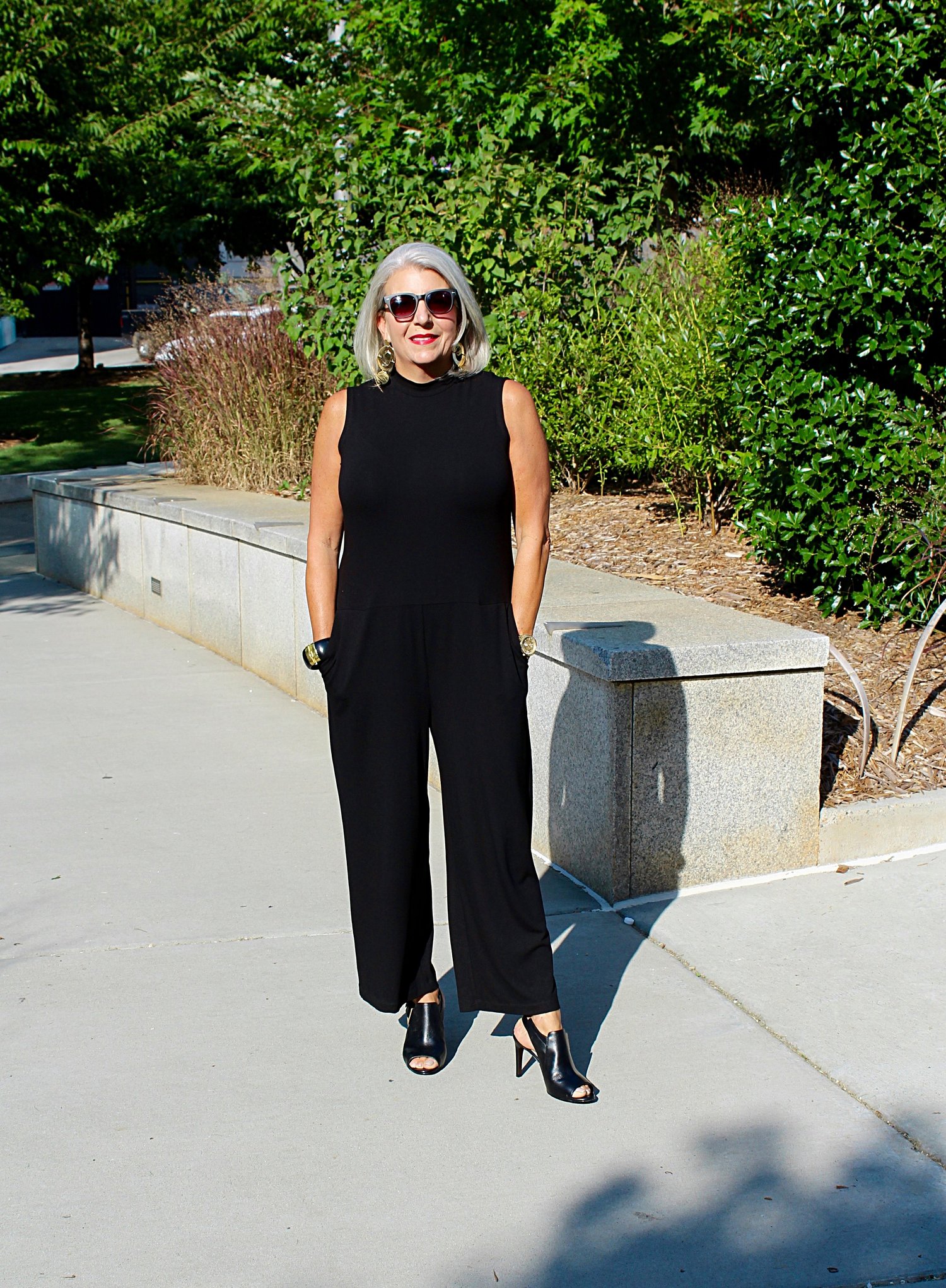 A Fall Jumpsuit from Eileen Fisher