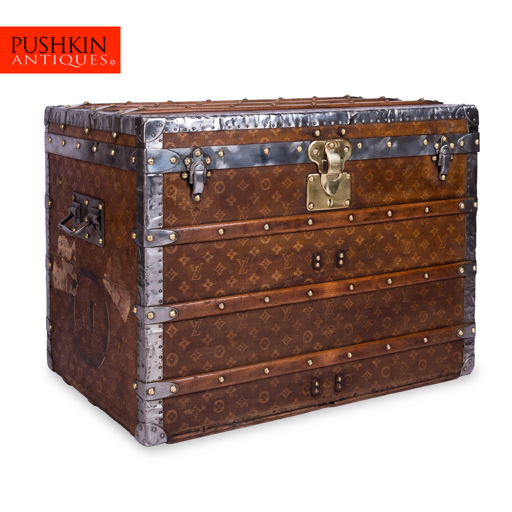 Antique 1800s Louis Vuitton steamer trunk – Vintage Anthropology