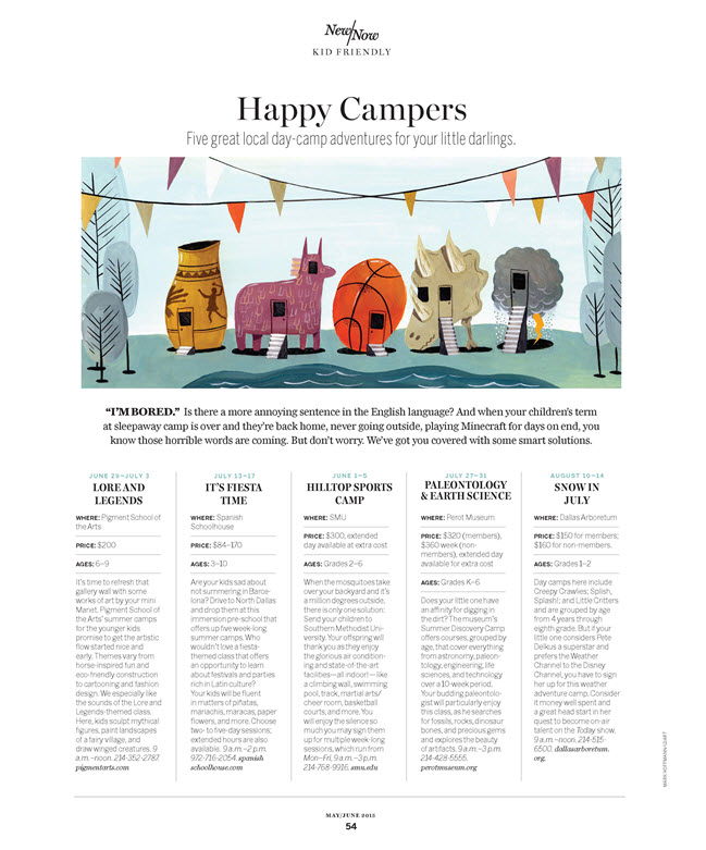 Mark Hoffmann, Happy Campers Article in D Magazine