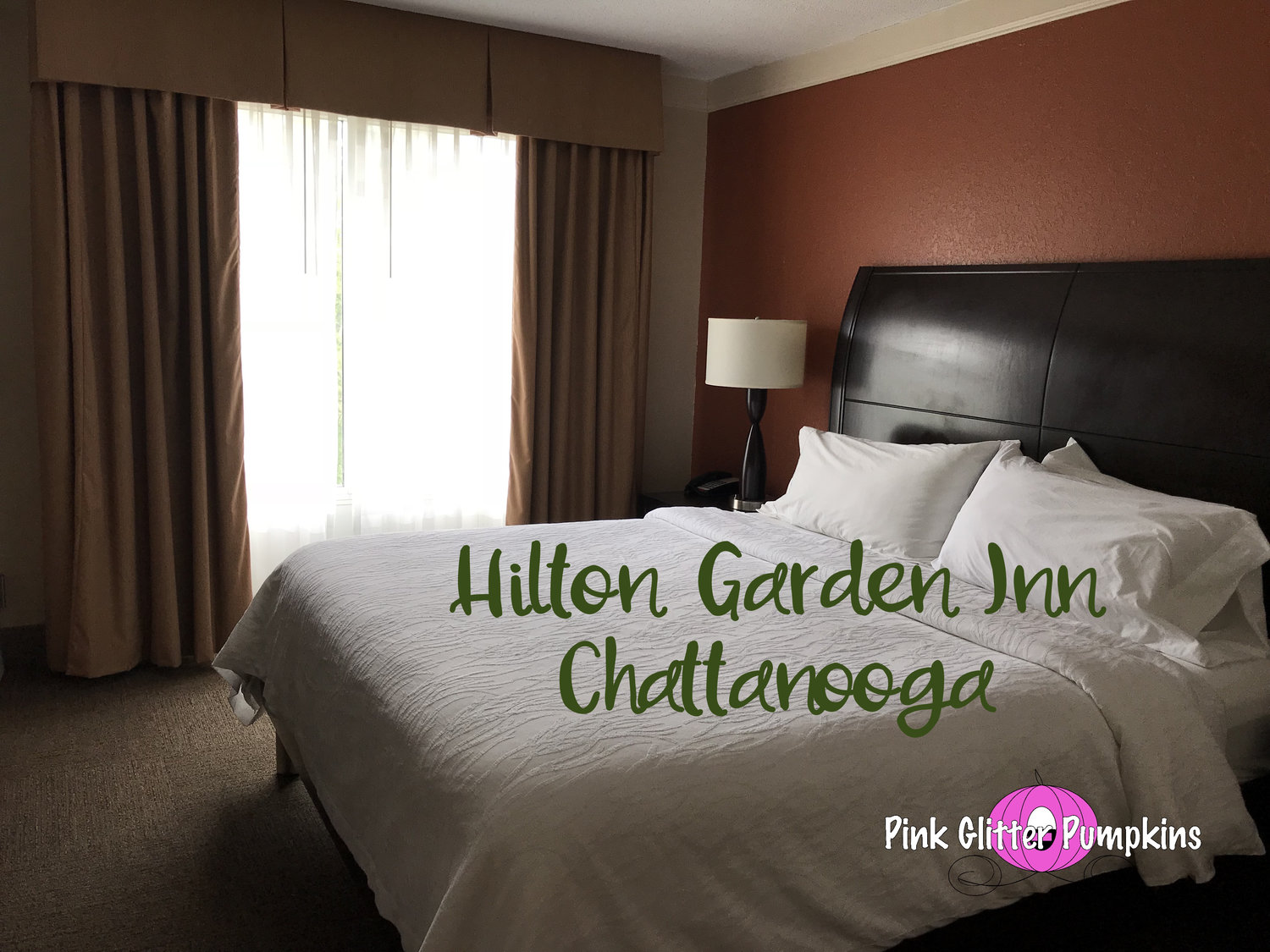 Hilton Garden Inn Chattanooga Pink Glitter Pumpkins