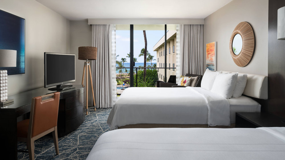  Double/Double Ocean View Guest Room. Photo courtesy of Marriott 