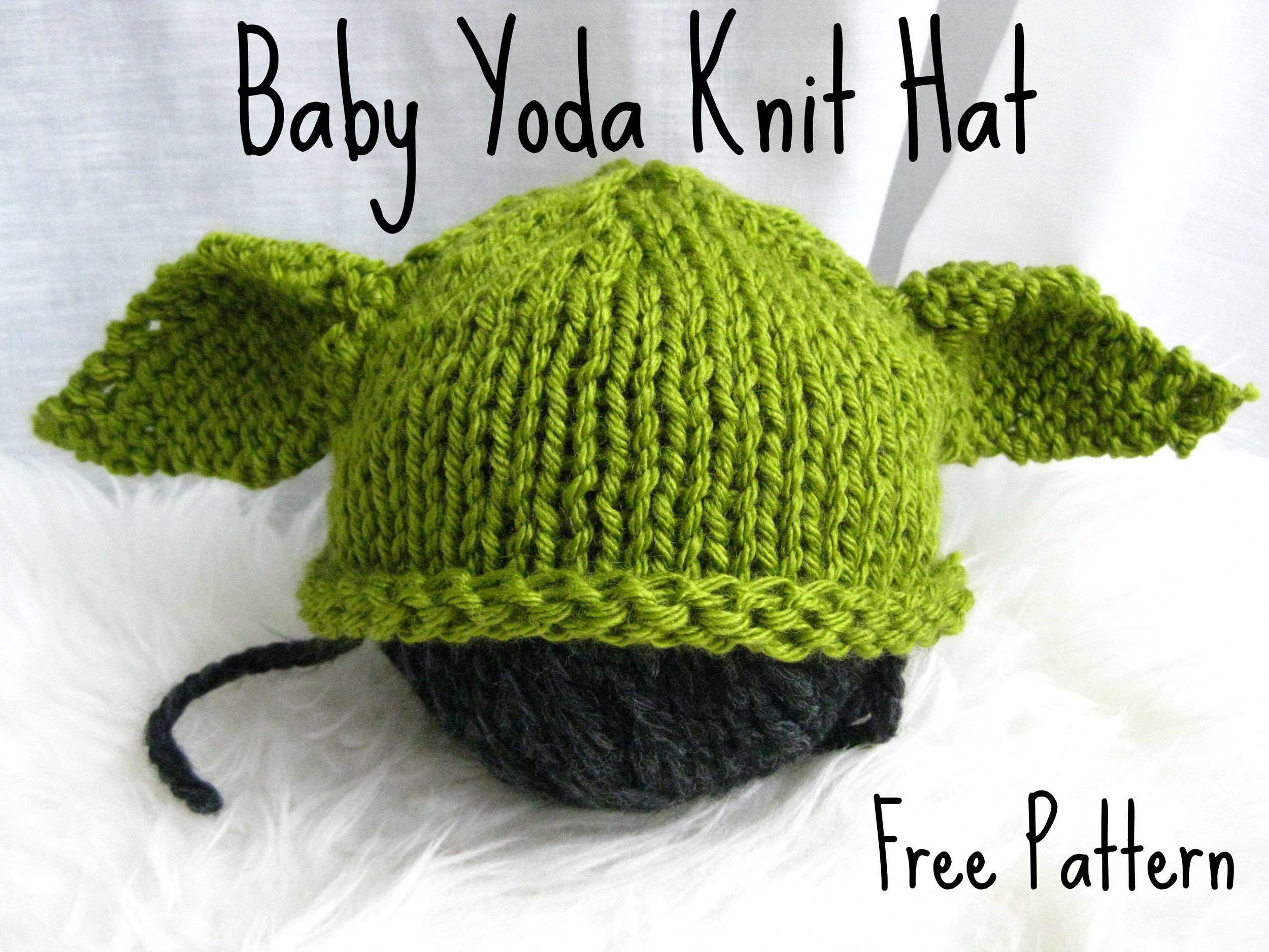 Baby Yoda Knit Hat (with Free Pattern) — Shinah Chang