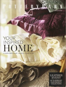 A pic of the Aug 2012 Pottery Barn catalog cover