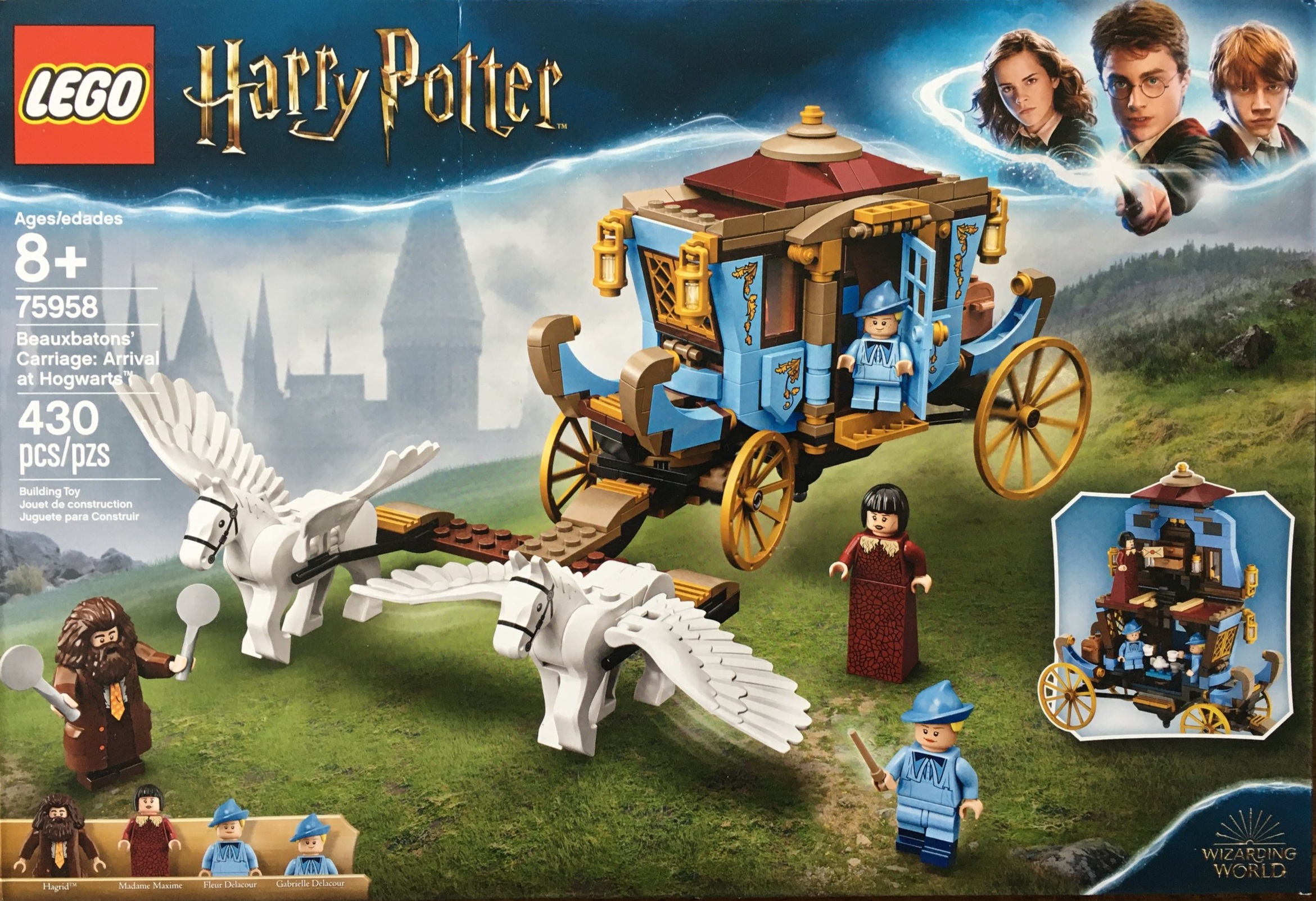 Harry Potter Beaubatons Carriage 75958 Hogwarts castle building blocks set 