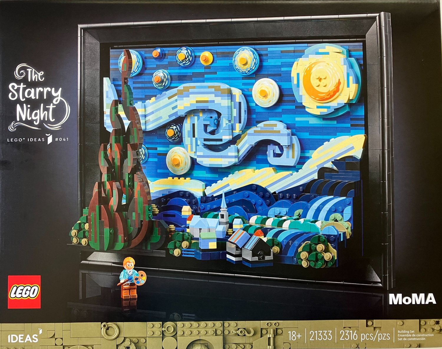 LEGO Starry Night 3D  How to Build This Amazing Van Gogh Set! 