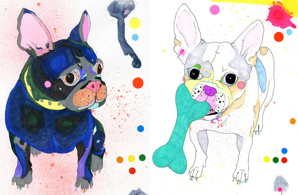 French Bulldogs for La Halle