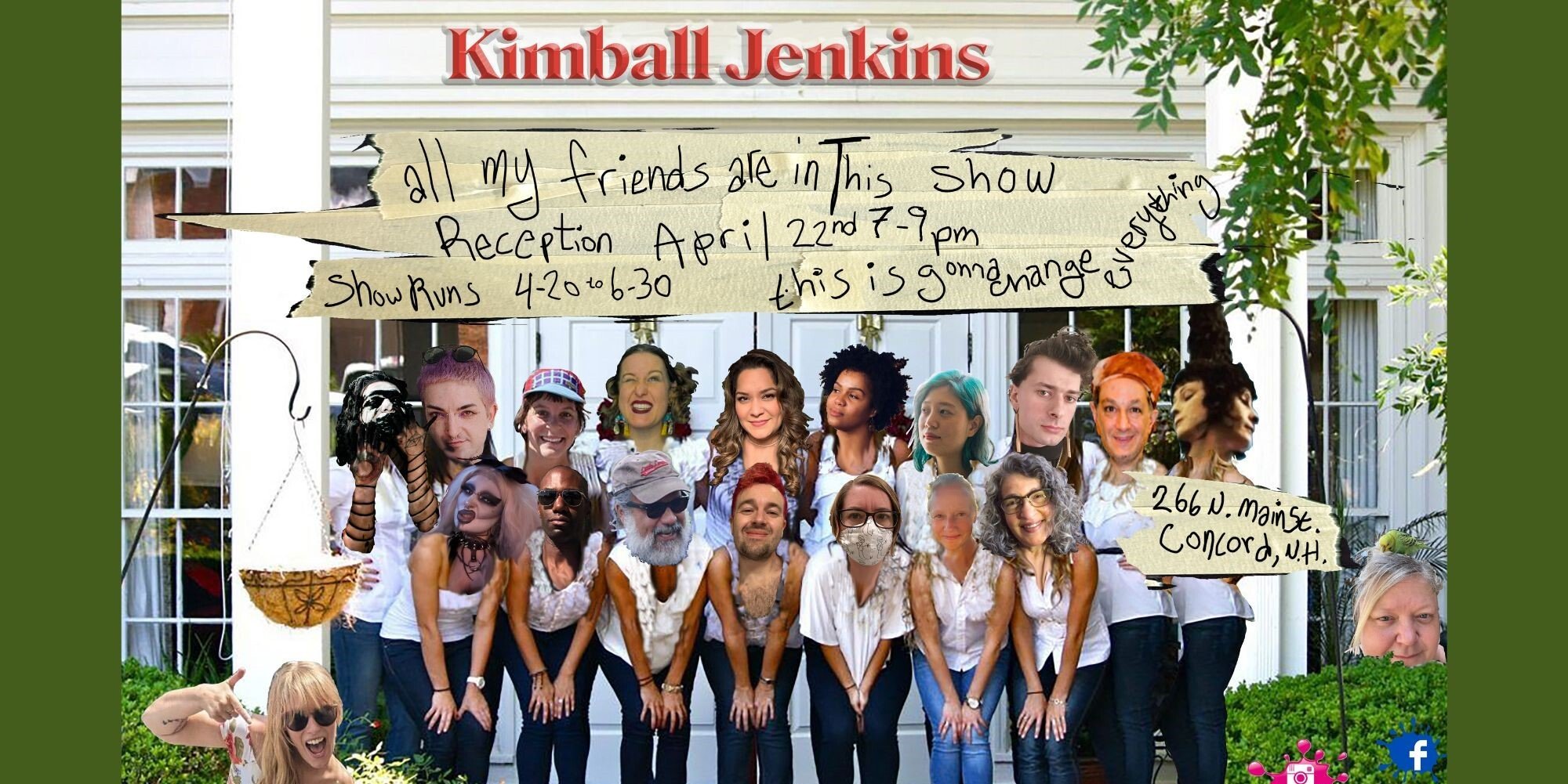 all my friends are in This show — Kimball Jenkins pic