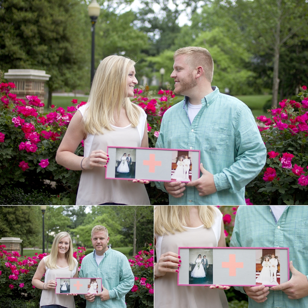 Brittany + Tyler's Roanoke College Engagement Photos