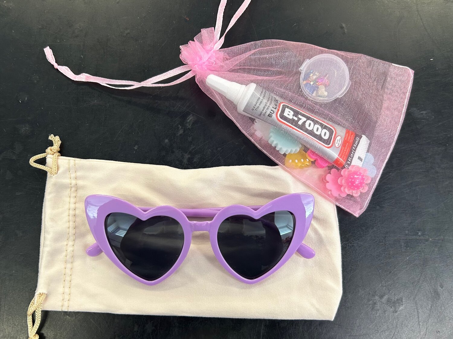 Kids DIY Sunnies Bedazzle Kit - Purple Heart — Gatton Florist and