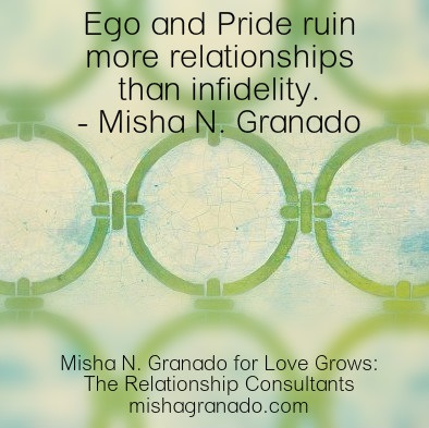 Relationship in a pride and ego EGO AND