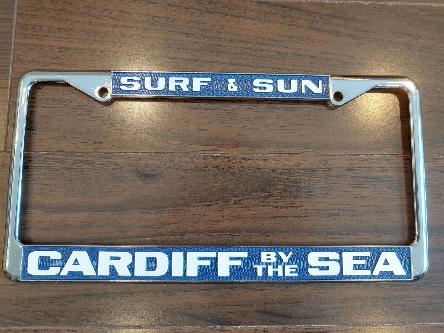 Classic Cardiff-by-the-Sea License Plate Frame — Cardiff 101 Main