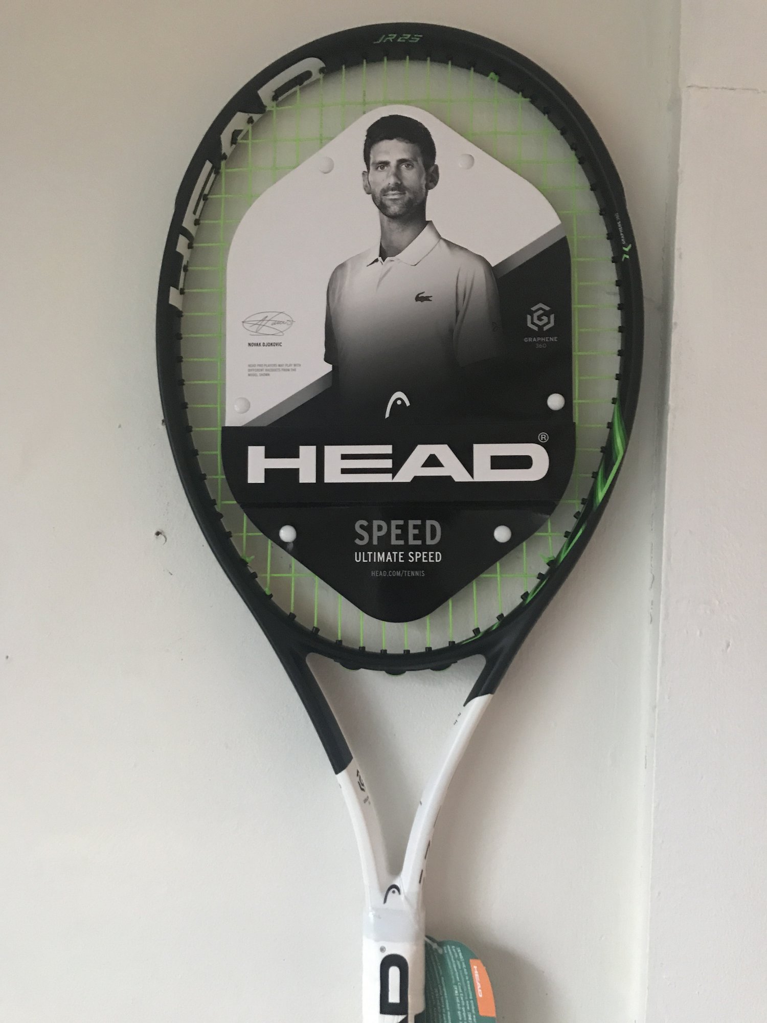 26 besaitet Tennis Racquet Speed Jr Head Graphene 360 