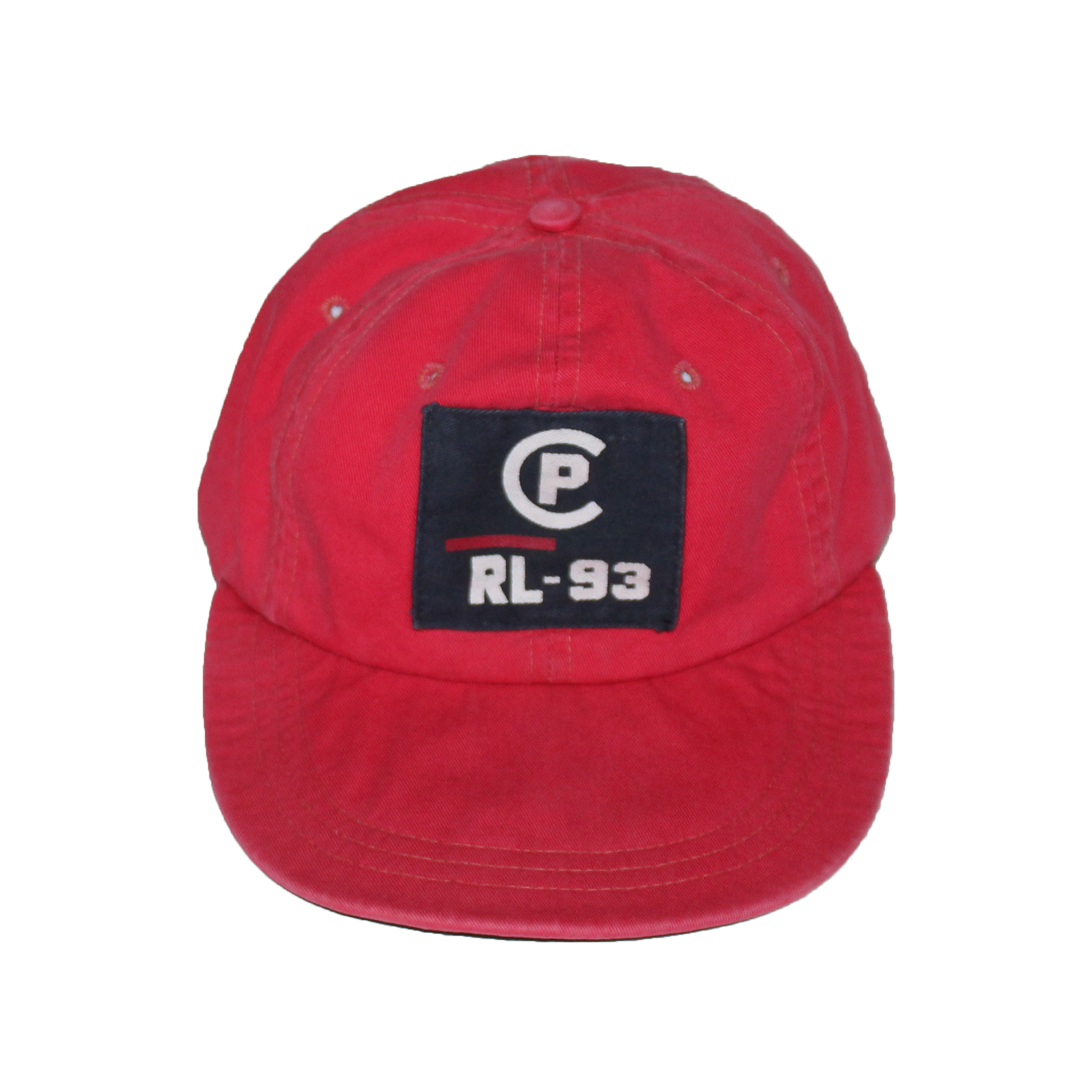 Vintage Polo RL 93 Red / Navy Fitted Hat (Size M) — Roots