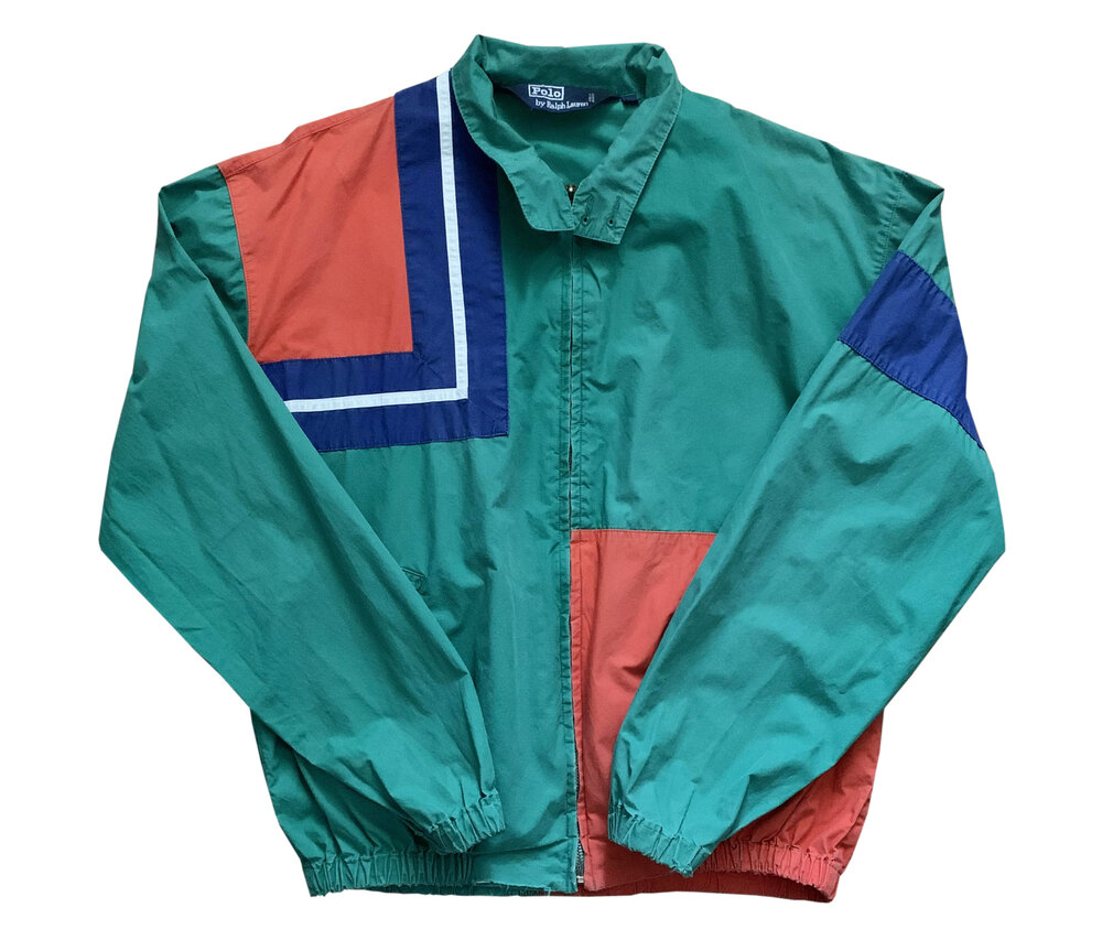 colorful polo jacket