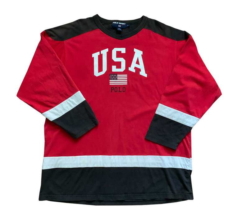 vintage usa hockey jersey