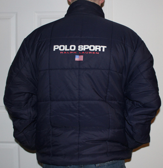 polo sport puffer jacket vintage