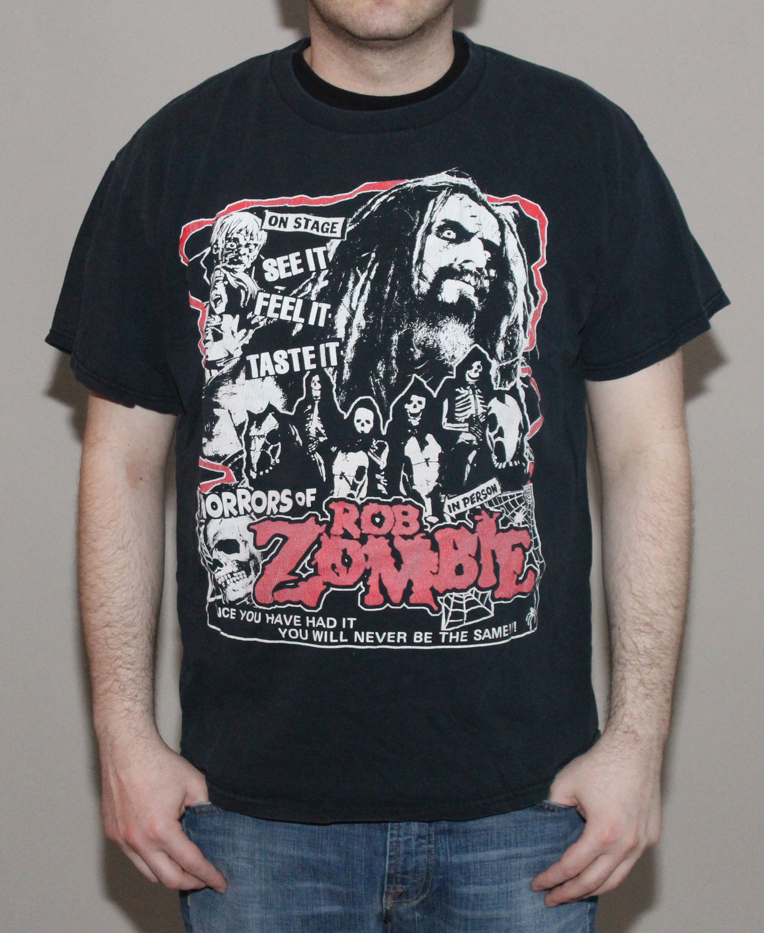 Vintage Horrors Of Rob Zombie Concert T Shirt (Size XL) — Roots