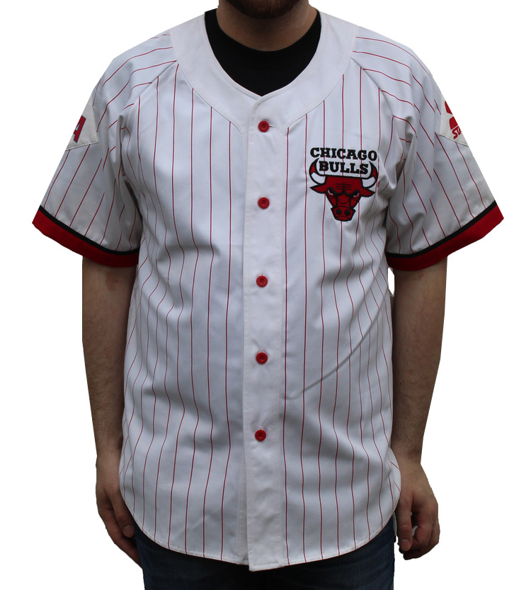 chicago bull baseball jersey