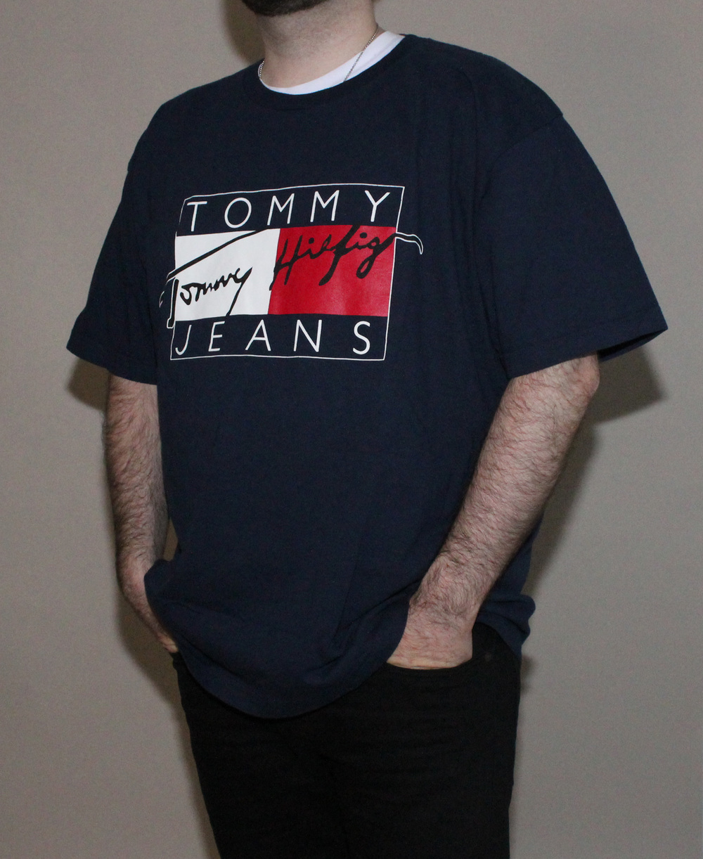 logo tommy hilfiger t shirt