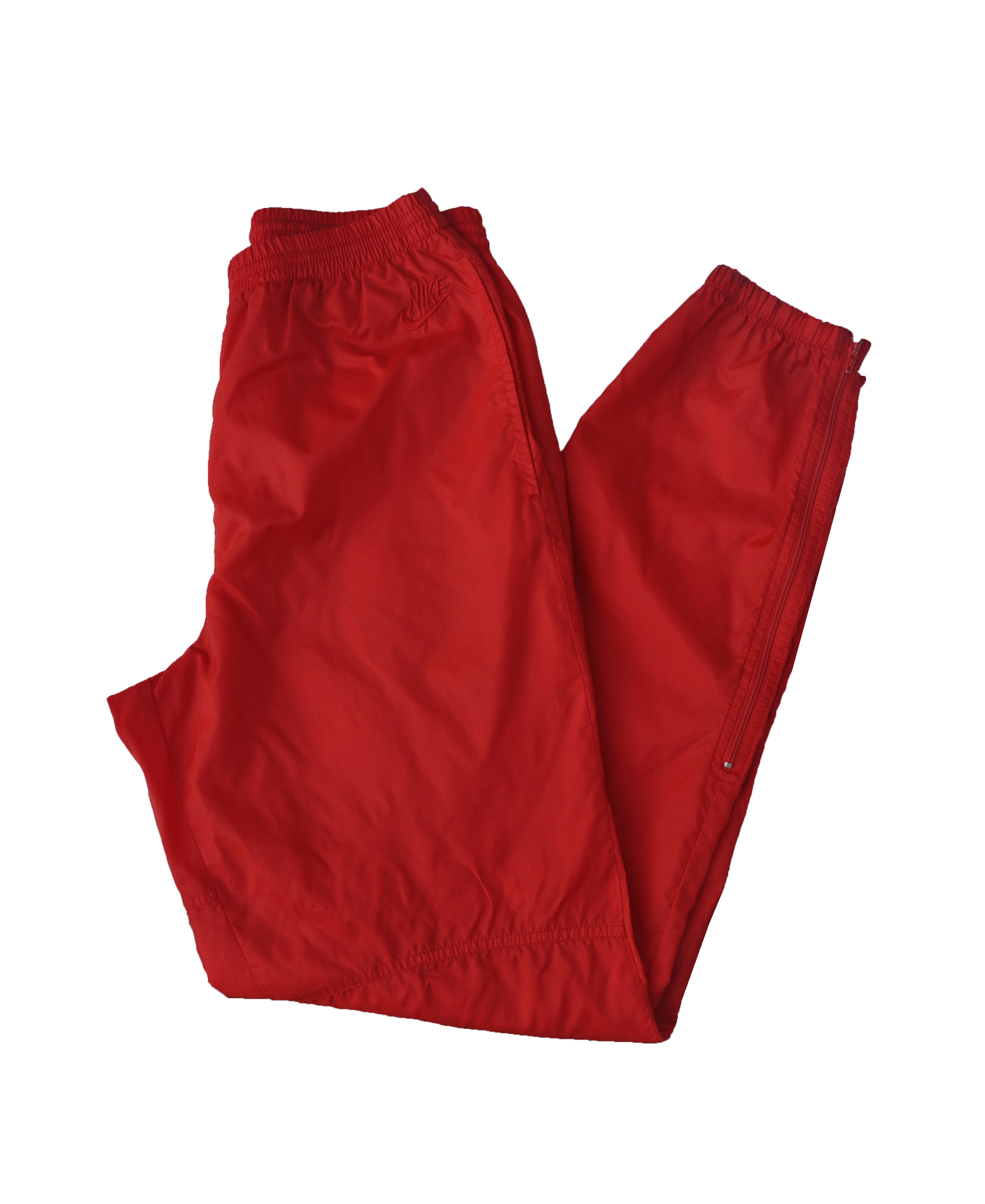 red nike windbreaker pants