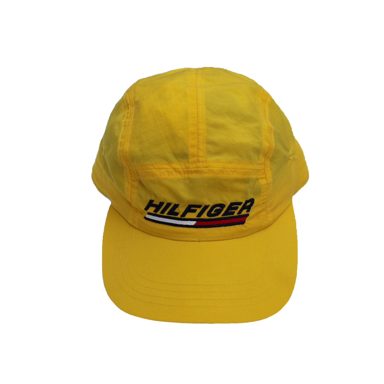 Vintage Tommy Hilfiger Athletics Yellow 5 Panel Hat — Roots