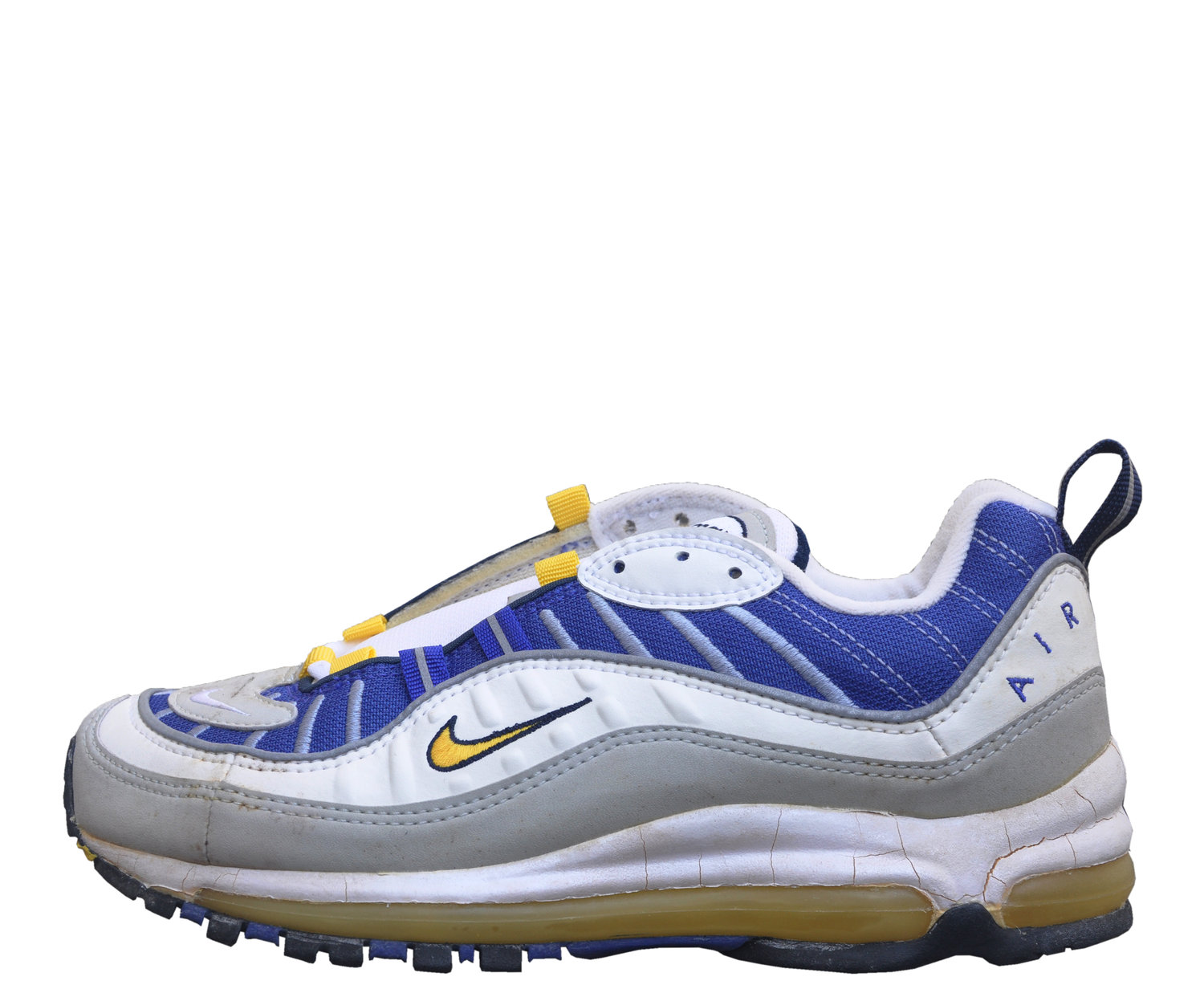 Women`s Nike Air Max 98 Ultramarine (Size 7.5) DS Cracking — Roots