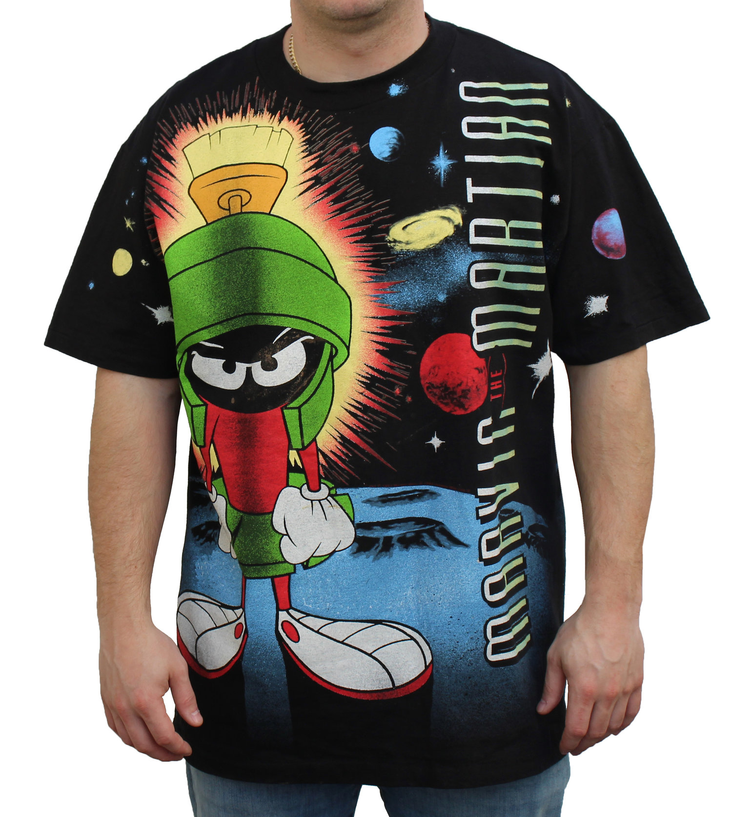 Vintage Marvin Double Sided XL) Shirt Martian (Size The — Roots T