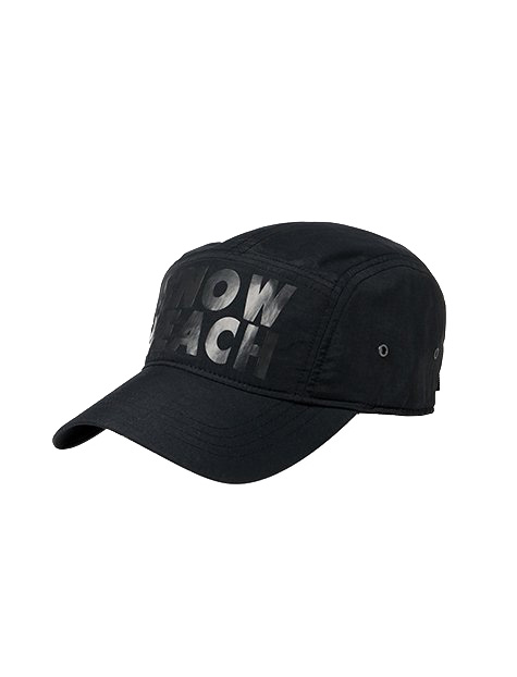 Polo Snow Beach Black and White Camp Hat — Roots