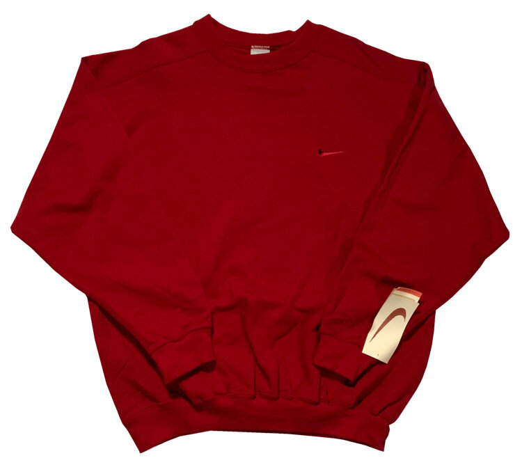 Vintage Nike Red Embroidered Swoosh 